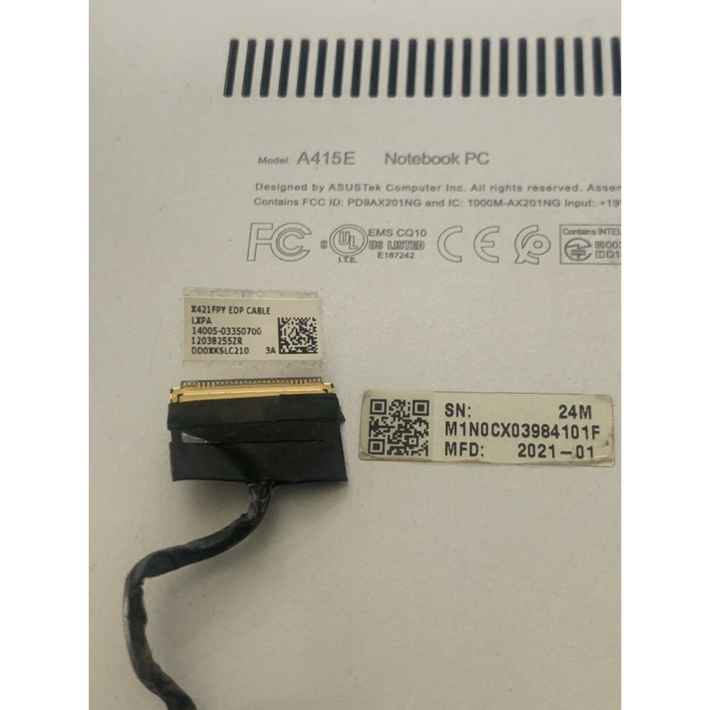 Thay cáp màn hình laptop Asus A415E