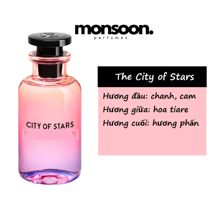 Limited Handmade Nước hoa The City Of Stars unisex cao cấp Monsoon