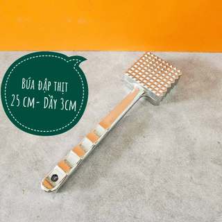 Búa đập thịt inox - Size Lớn. Chắc tay, dễ sử dụng