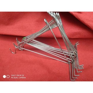 Móc Treo Lồng Chim Chữ A Gắn Tường Chất Liệu Inox Cứng Cáp