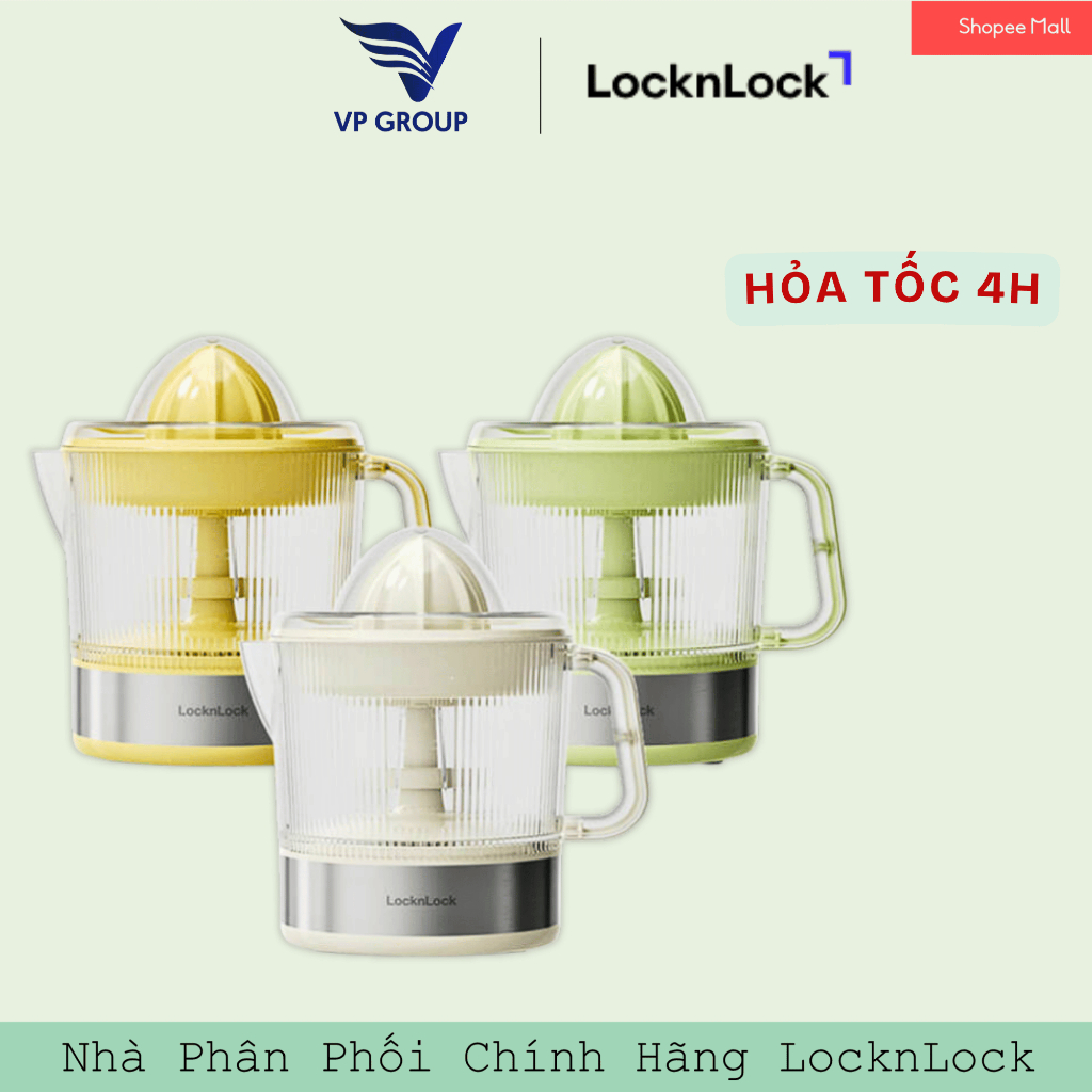 Máy vắt cam Locknlock Citrus juicer 220-240V, 50/60Hz, 40W, 700ml - EJJ244