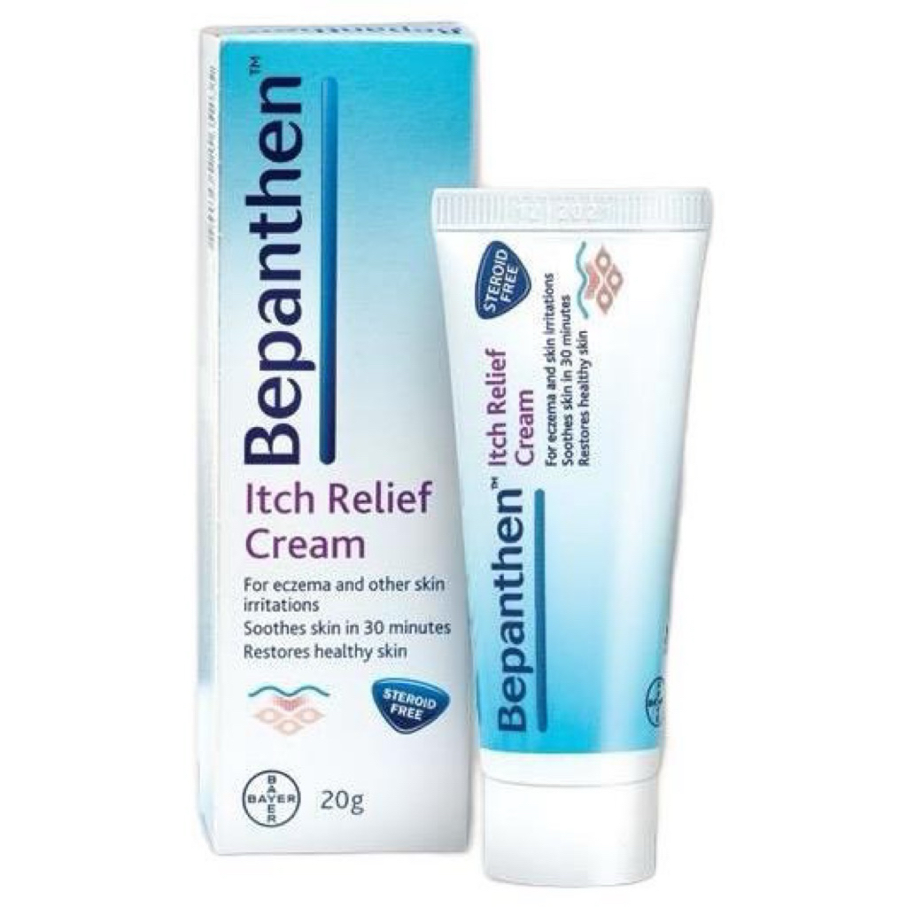 Kem bôi giảm ngứa và mẩn đỏ do chàm bepanthen itch relief cream bayer 20gr chính hãng