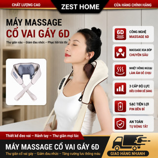 Máy Massage Cổ Vai Gáy 6D Bản PRO Chính Hãng, Mô Phỏng Massage Số 8, Giảm Đau Nhức Hiệu Quả