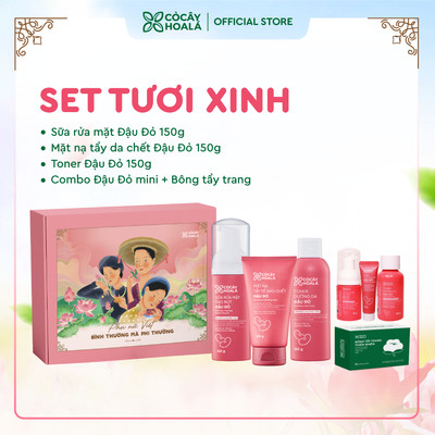 Set quà Tươi Xinh Cỏ Cây Hoa Lá "Phụ nữ Việt - Bình thường mà phi thường"