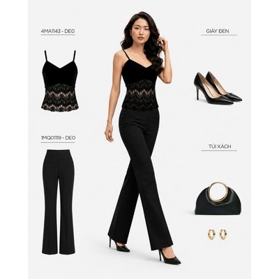 Áo Hai Dây Nữ MY WAY Phối Ren Quyến Rũ Sang Chảnh 4MA1143