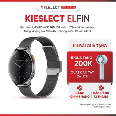 [NEW] Đồng hồ thông minh Kieslect Lady Watch Elfin - 1.32" FHD AMOLED - Nghe gọi Bluetooth - Chính hãng