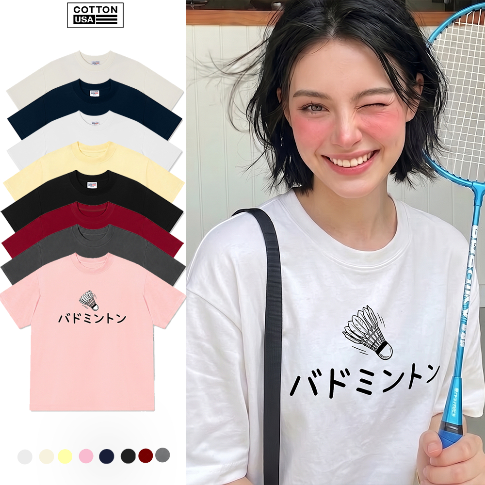 Áo Thun Relaxed Fit CottonUSA Vietnam "Tokyo Badminton Spirit"-PT0134PT