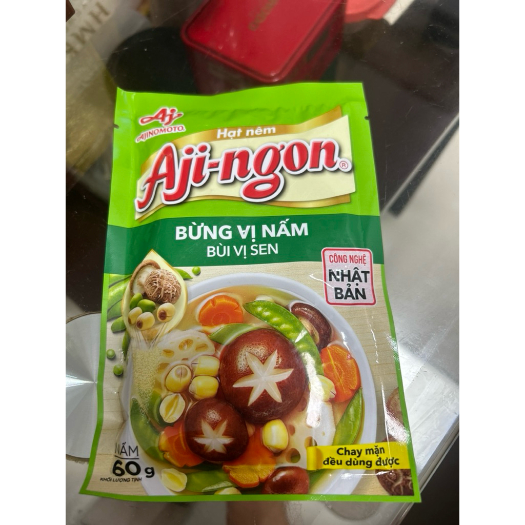 Hạt nêm nấm ajingon, hạt nêm chay gói 60g