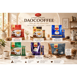 Cà Phê Sữa Hòa Tan - Dao Coffee 3in1 cà phê Lào dành cho người say cà phê