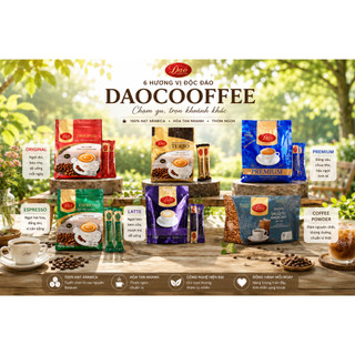 Cà Phê Sữa Hòa Tan - Dao Coffee 3in1 cà phê Lào dành cho người say cà phê