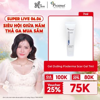 [VHL x Fixderma] Gel Dưỡng Fixderma Scar Gel 7ml