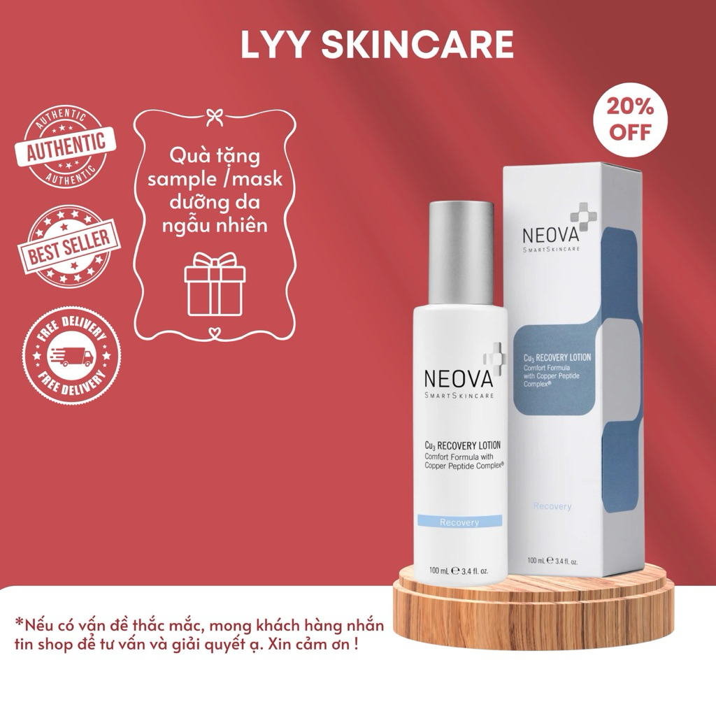 (Phục Hồi) Kem dưỡng Neova Cu3 Recovery Lotion 100ml