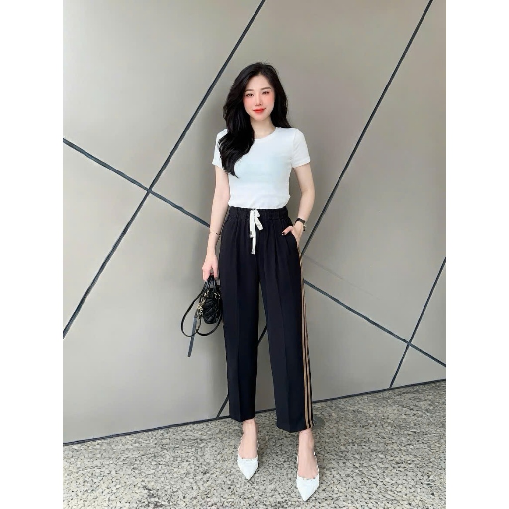 Mã 0157 Baggy nữ cạp chun chất Ruby cao cấp