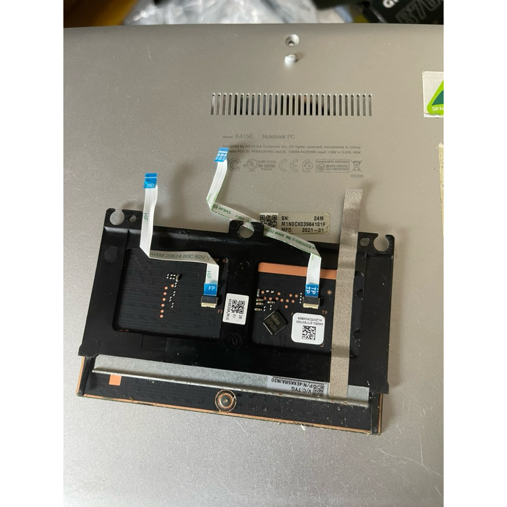Thay mặt chuột + 2 cáp kết nối  laptop Assus A415E