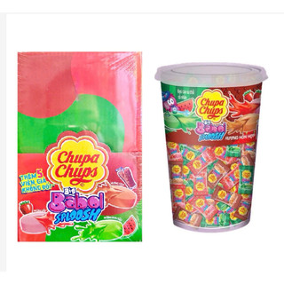 Kẹo cao su bigbabal ( cốc ) 74 viên 3 vị cola,dâu