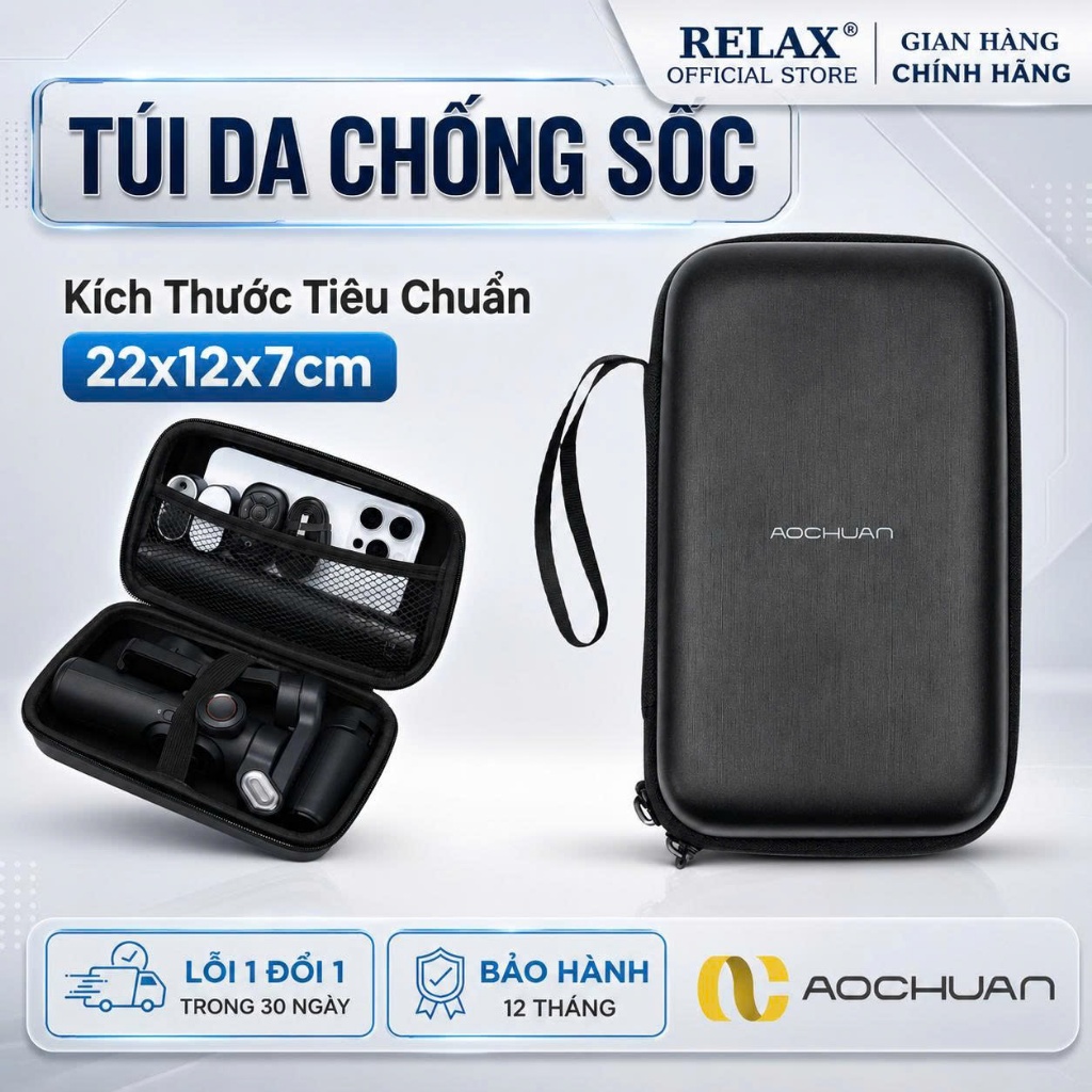 Túi Đựng Bảo Vệ Cho Gimbal AOCHUAN cho các dòng Smart V8, X3, Zhiyun Smooth 5/5S Chống Sốc Tuyệt Đối