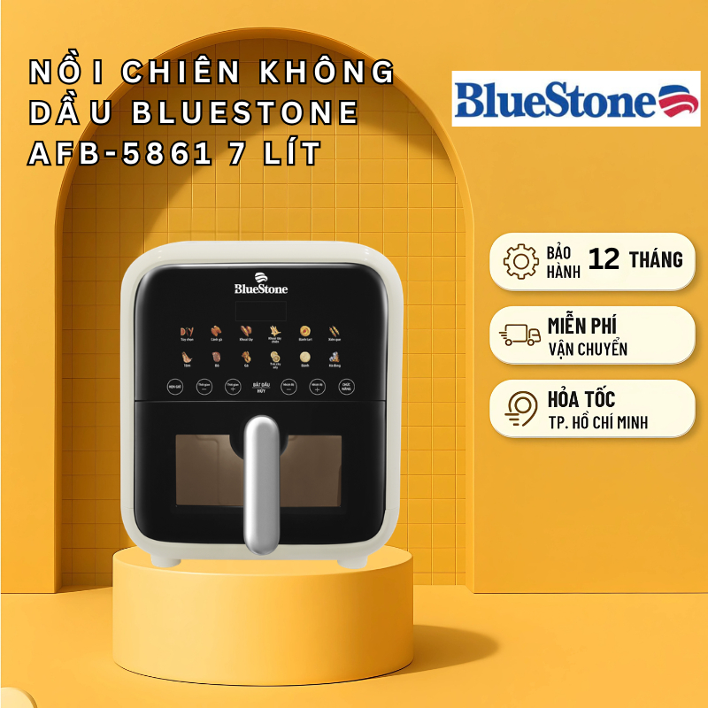 Nồi Chiên Không Dầu BlueStone AFB-5861 7 Lít 1800W