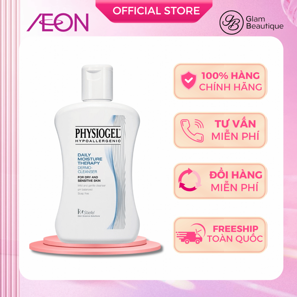 Sữa rửa mặt PHYSIOGEL Daily Gentle Cleanser (150ml) Glam Beautique