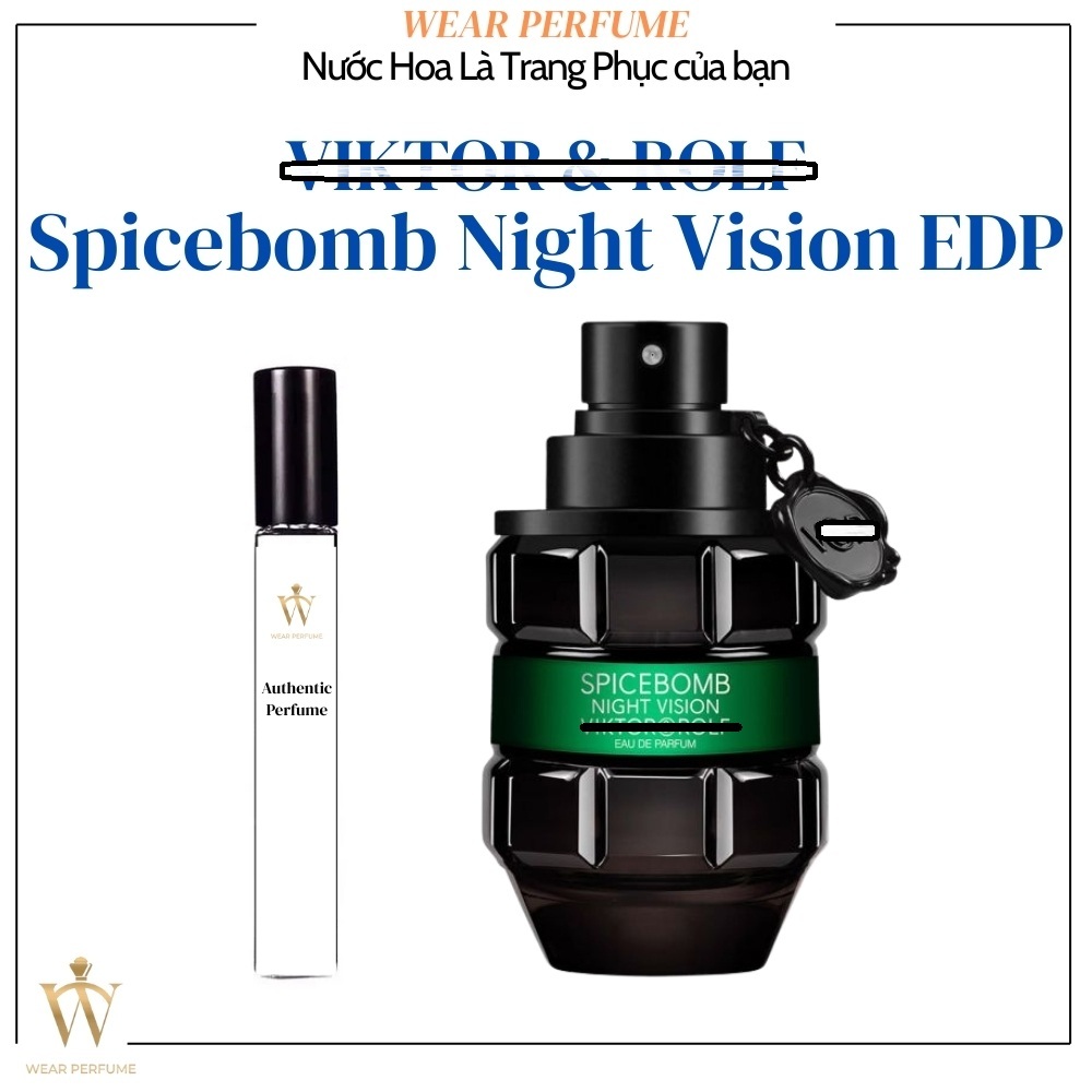 [Mẫu thử] - 10ML Nước hoa Nam V|ktor & Rolf Spicebomb Night Vision EDP - Wear Perfume