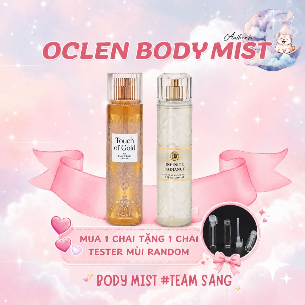 [ BBW - Hàng Chính Hãng ] Xịt thơm toàn thân mùi Infinite Radiance - Touch Of Gold