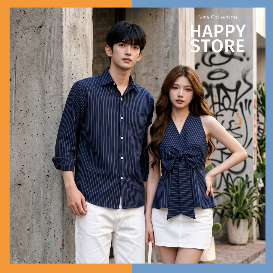 Set couple nam nữ COUPLE STORE - HÌNH THẬT- đồ đôi nam nữ set couple, đồ biển đôi, áo đôi nam nữ