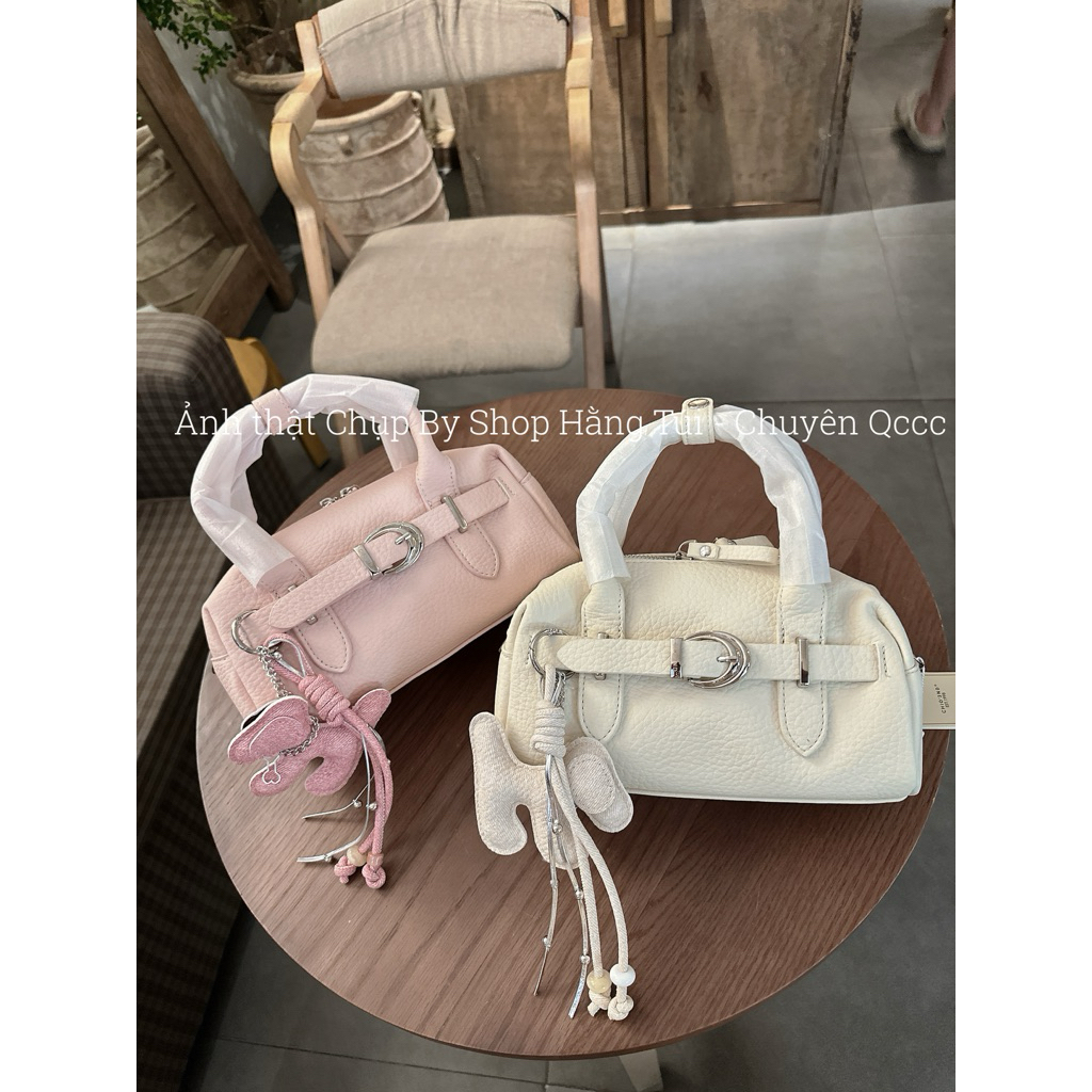 BST NEW Túi Trống Khoá Nịt Gài DA TOGO Tặng CHARM CÚN