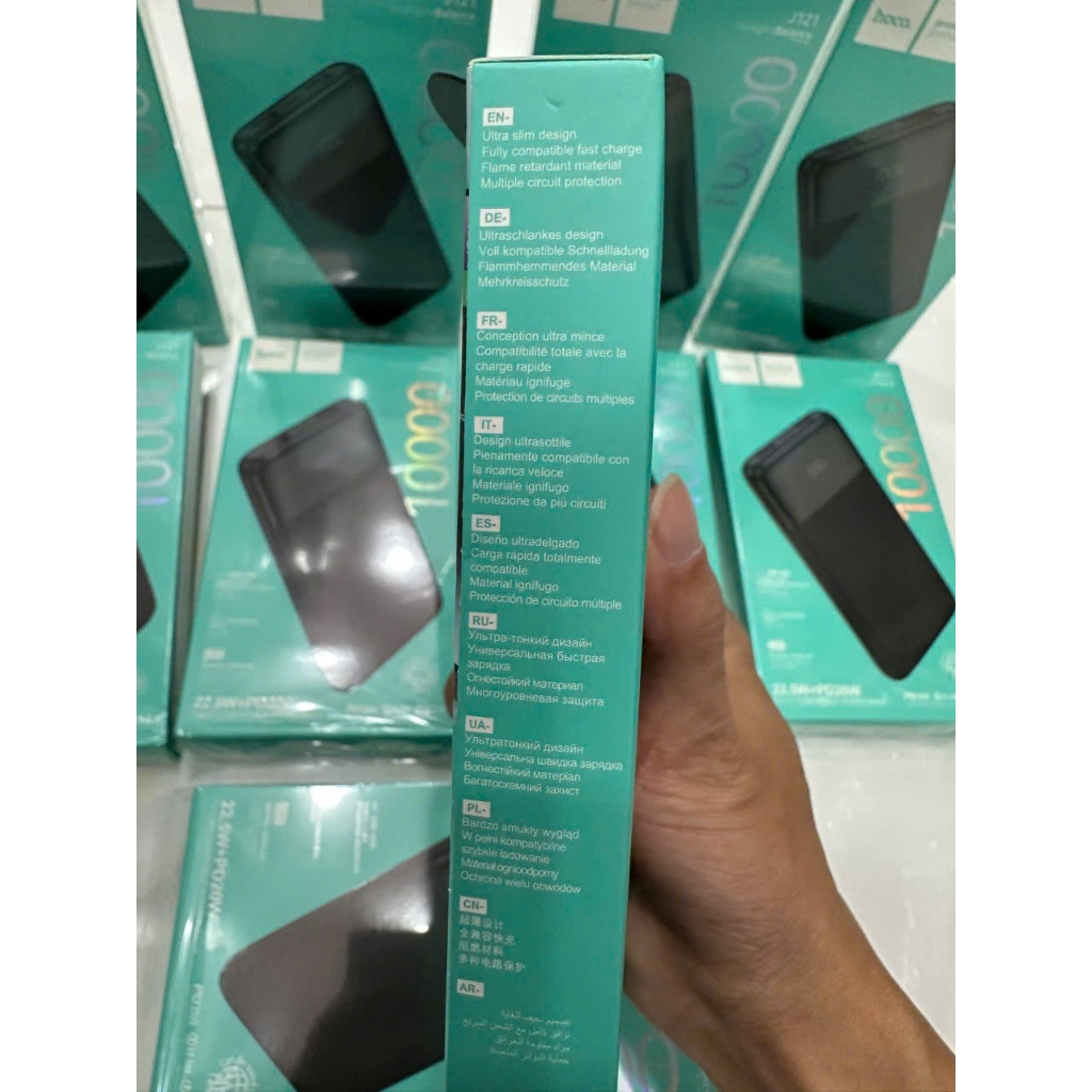 Pin Dự Phòng HOCO J121 10000mAh 22.5W PD20W, Màn Hình LCD To