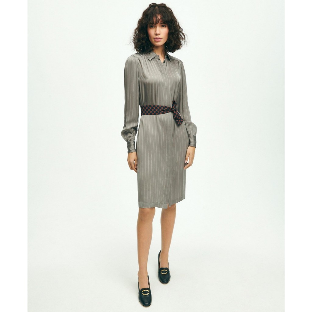 Brooks Brothers Áo đầm DRS SFT PNSTRP LS
