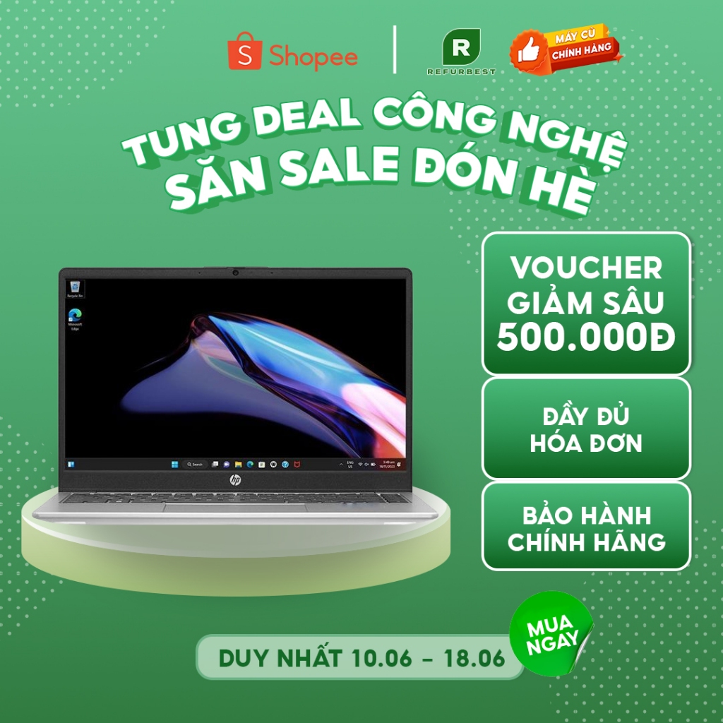 [Máy cũ] - [Trả bảo hành] HP 240 G10 (i5 1334U/16GB/512GB/(B93GZAT) (Bạc)