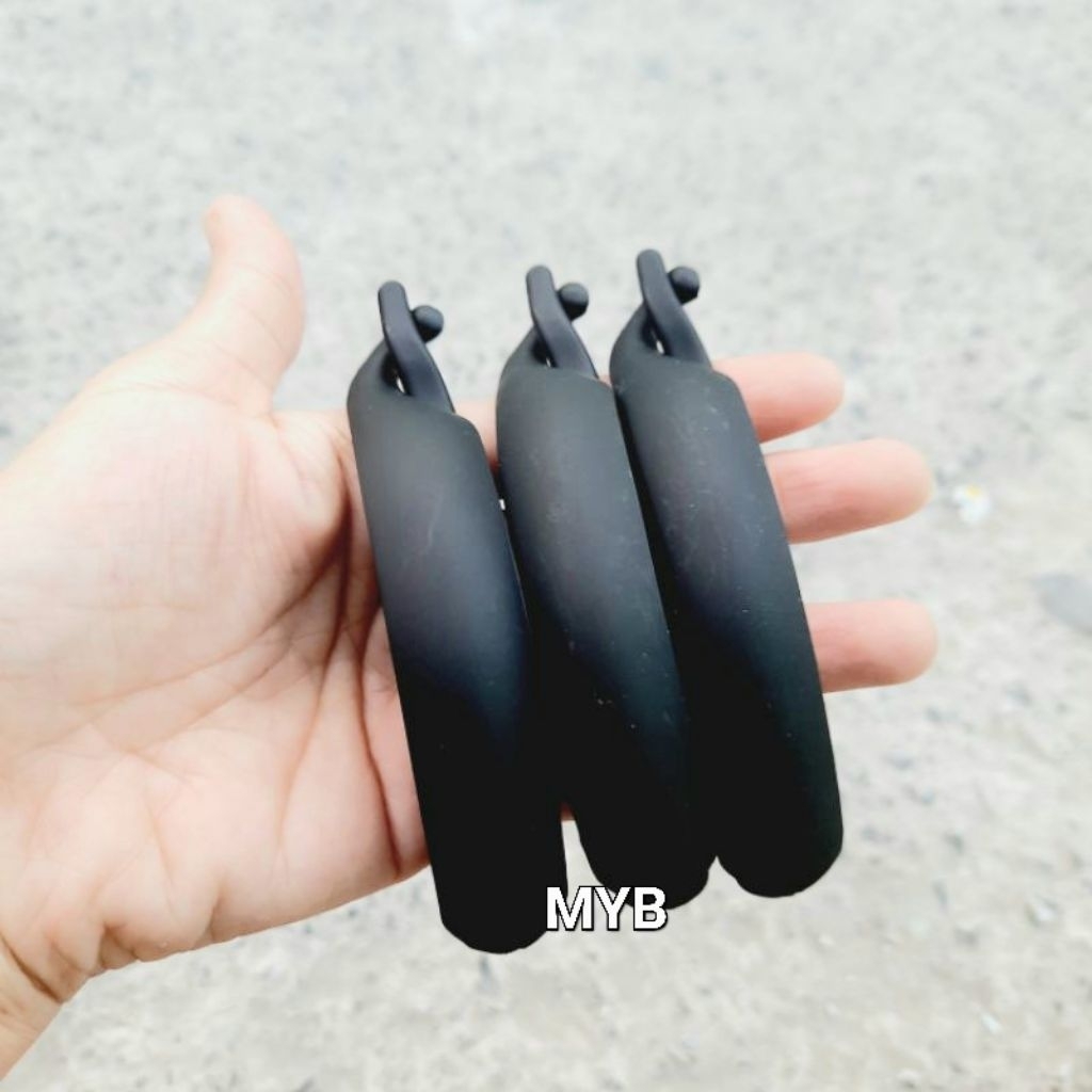 Combo 4 cái Kẹp tóc ngang,kẹp cóc mo trơn màu đen (7cm/9.5cm)