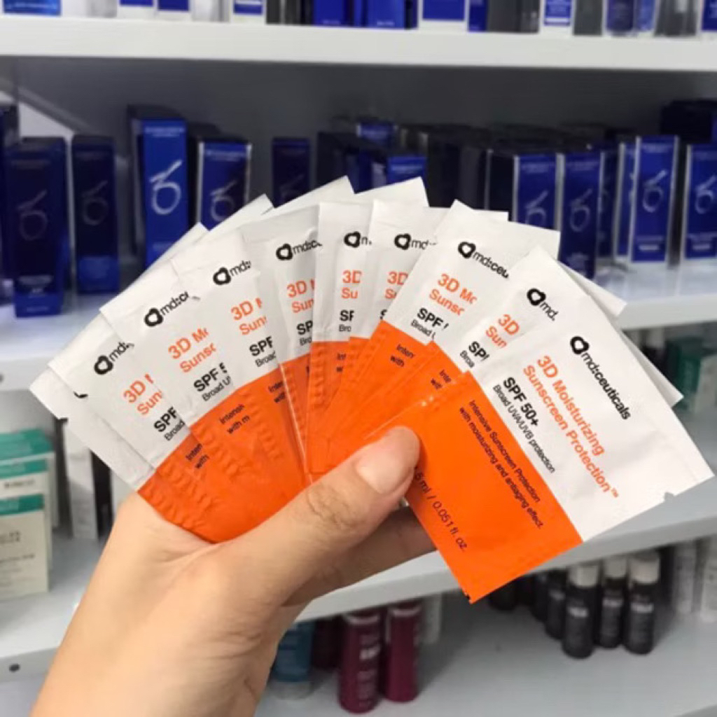 [Sample 1.5ml] Kem chống nắng Md:Ceuticals 3D Moisturizing Sunscreen Protection SPF 50+ Md Ceuticals