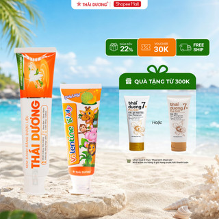 Kem đánh răng dược liệu Sao Thái Dương 150g - Sao Thái Dương Kem đánh răng giảm ê buốt, sâu răng, chảy máu chân răng