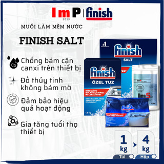 Muối rửa bát làm mềm nước Finish 1.2 kg - 1.5kg dành cho máy rửa chén bát - ImP