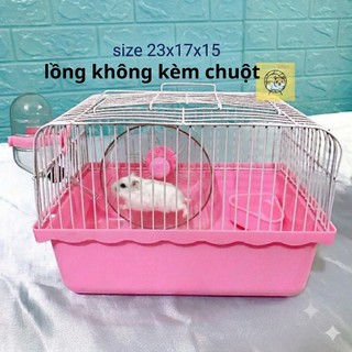 Lồng hamster mini full phụ kiện size 23x17x15