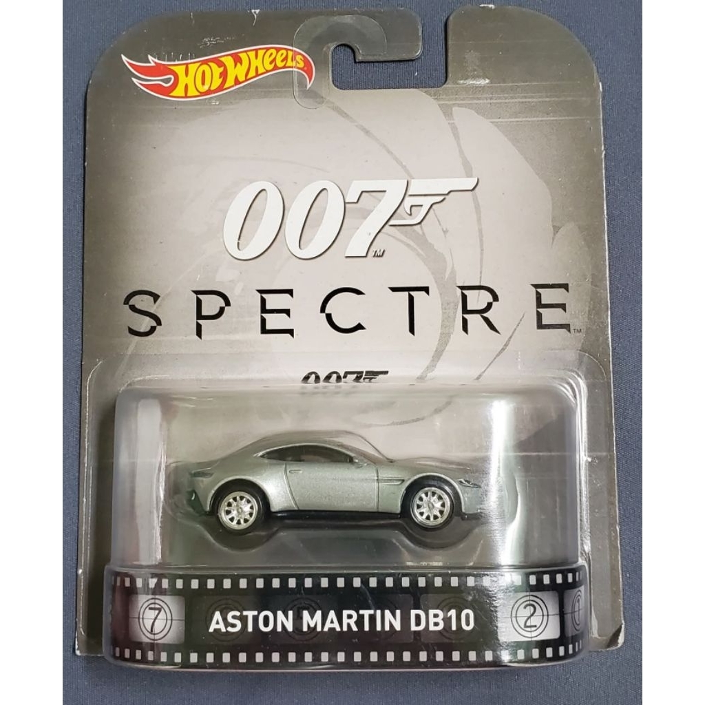 Xe Mô Hình Hot Wheels Premium (Retro) Aston Martin DB10 - 007 Spectre - Chính Hãng