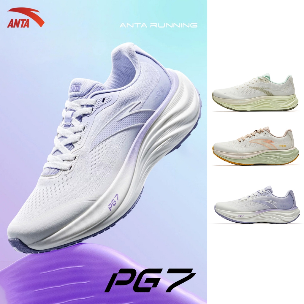 [10KM] ANTA PG7 travel 1.5 Giày chạy bộ thể thao nữ 1225A5508- êm , nhẹ, thoảng mái công nghệ A-Grip
