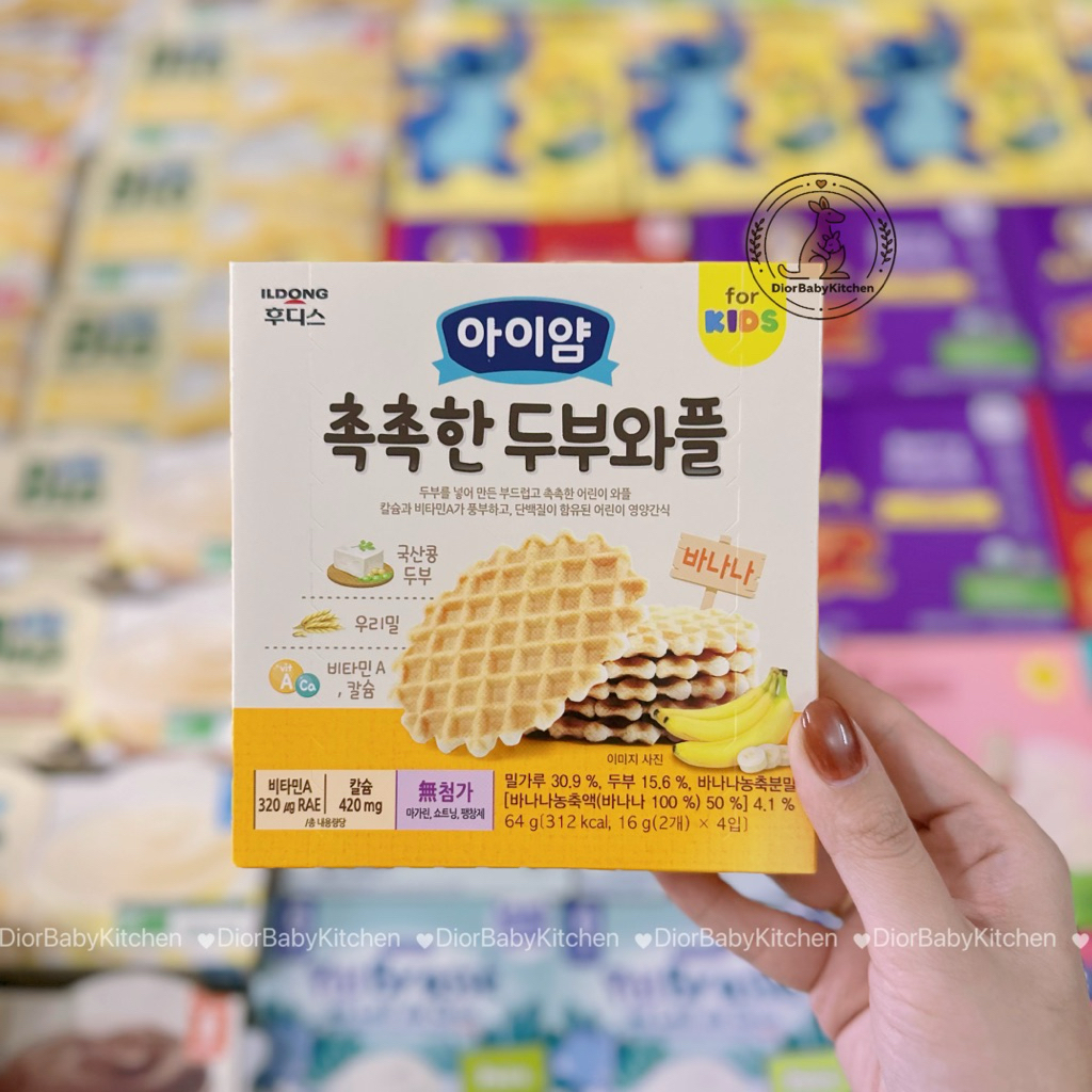 BÁNH WAFFLE ĐẬU HŨ NON ILDONG HÀN QUỐC