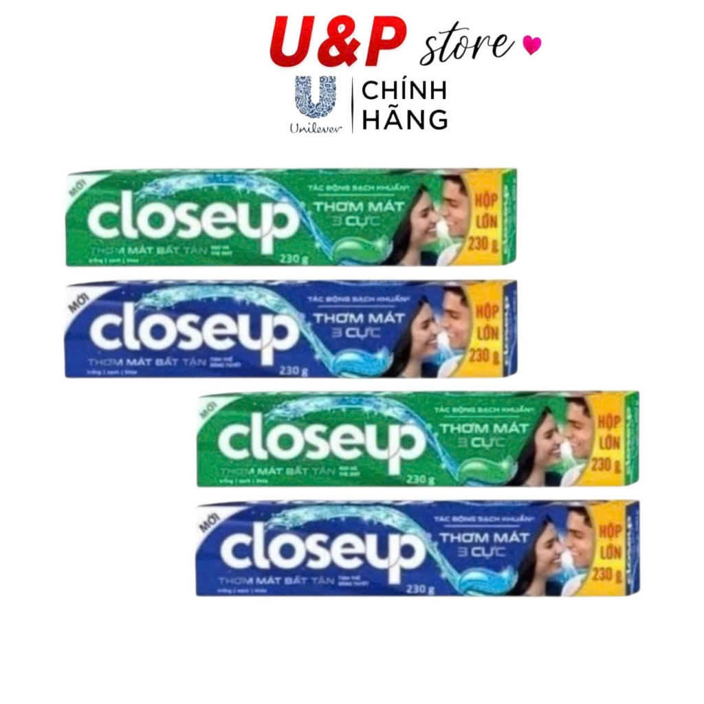 Kem Đánh Răng Closeup Dạng Gel  230G/Tuýp