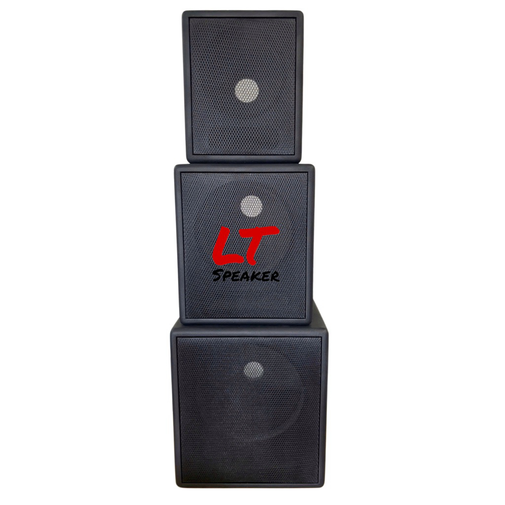 Thùng loa sub hơi 13cm 16cm 20cm bọc da hoàn thiện kèm trạm box subwoofer LT Speaker