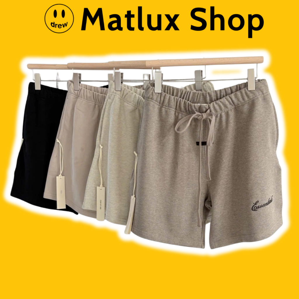 [BEST QUALITY] Quần đùi Fear Of God Essentials SS26 Jersey Short cao cấp, Quần short FOG Essentials