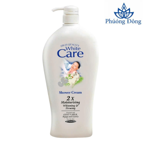 (Chính hãng) Sữa tắm dê WHITE CARE 2X 1.2L