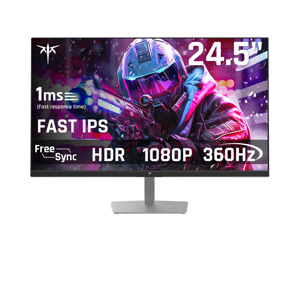 Màn hình Gaming KTC H25X7 | 24.5 inch, FHD, 360Hz OC, Fast IPS, OC 400Hz - BH 36 Tháng