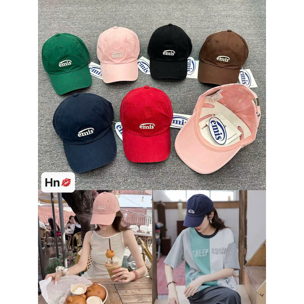 Mũ lưỡi trai thêu chữ EMIS hàng qc