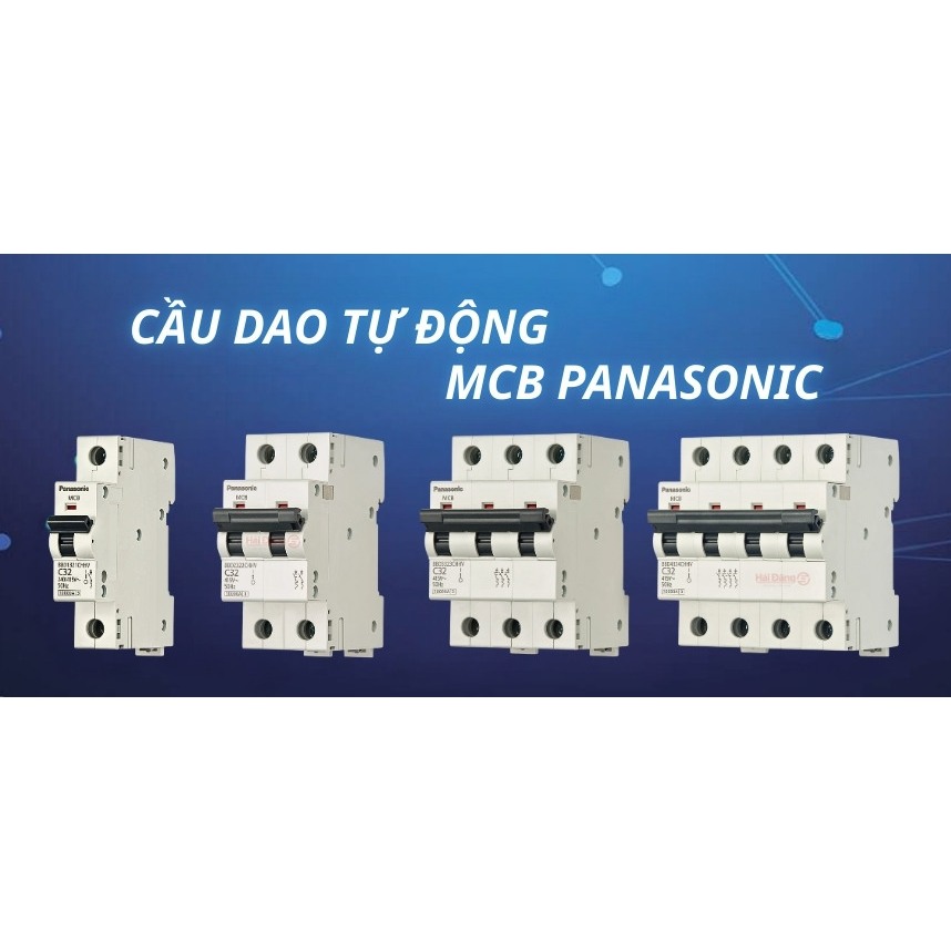 MCB Cầu dao Panasonic 1P 2P 6A-63A
