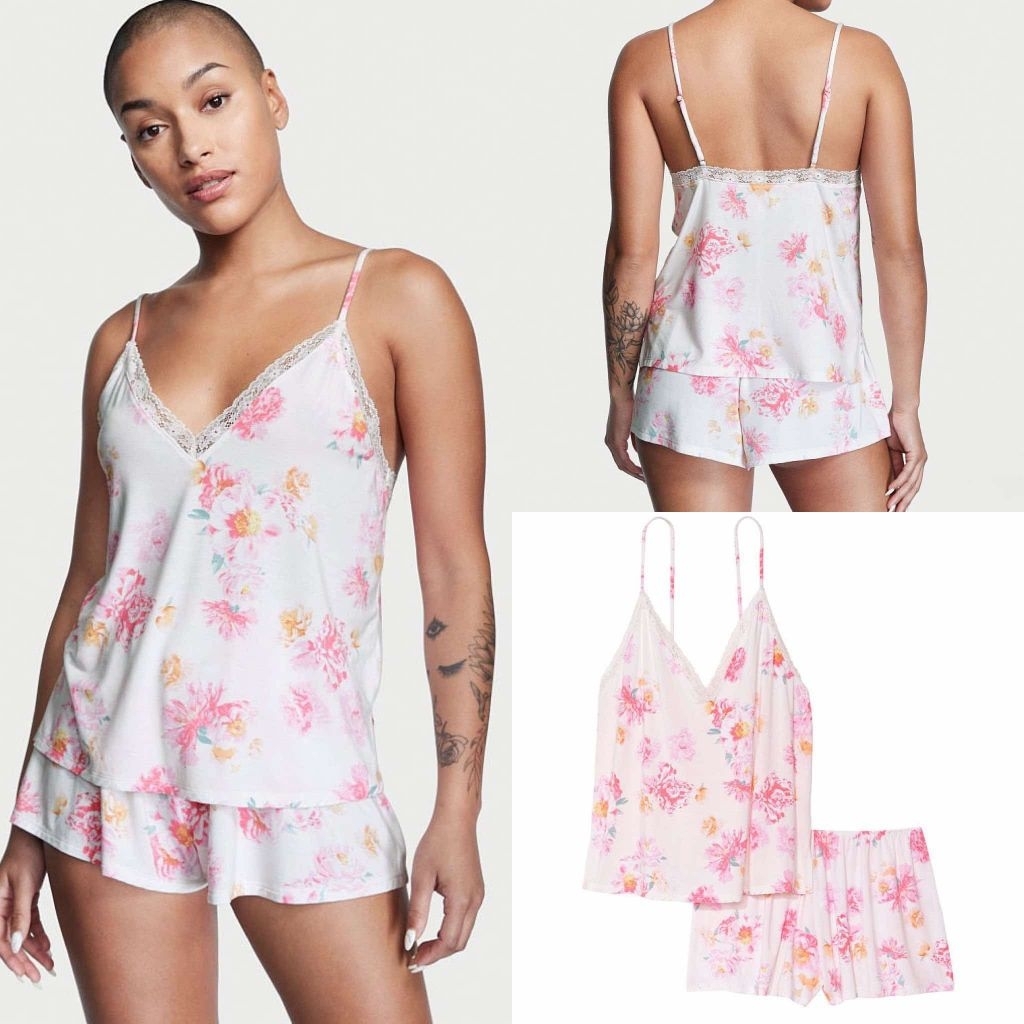 Victoria's Secret pijama, set ngắn size Xs auth có sẵn