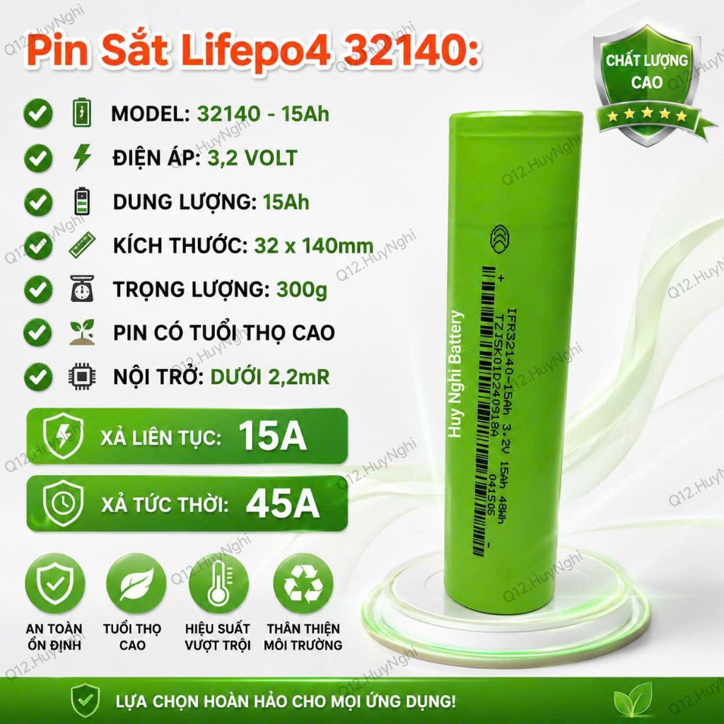 Cell 32140 (3,2v): 15ah