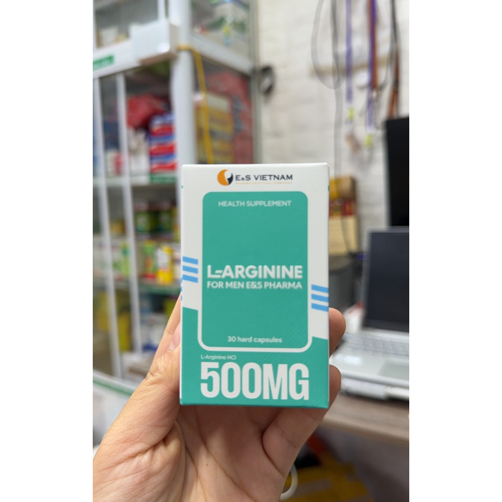 L - Arginine For Men 500mg E&S Pharma Hộp 30 viên ( HT Vũ Thơm)