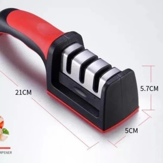 Dụng Cụ Mài Dao Kéo 3 Cấp Độ Cầm Tay, Máy Mài Dao Nhanh Tiện Lợi