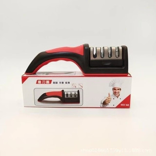 Dụng Cụ Mài Dao Kéo 3 Cấp Độ Cầm Tay, Máy Mài Dao Nhanh Tiện Lợi