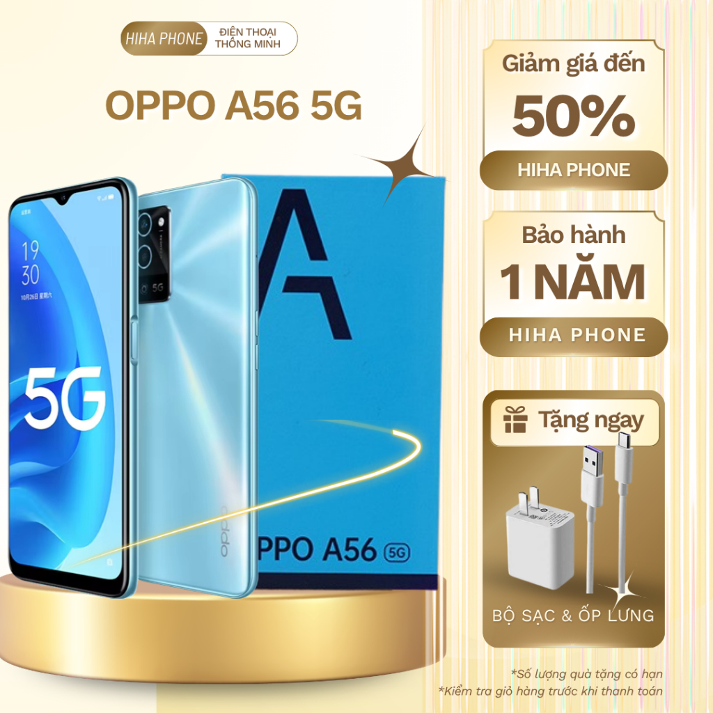 Điện thoại OPPO A56 5G Pin 5000mAh - FULLBOX